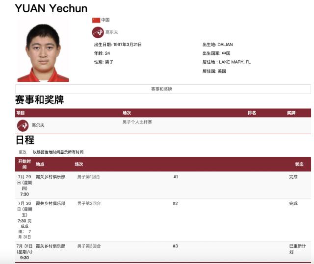 开云体育网址-高尔夫：落后6杆 袁也淳奥运决赛日不放弃